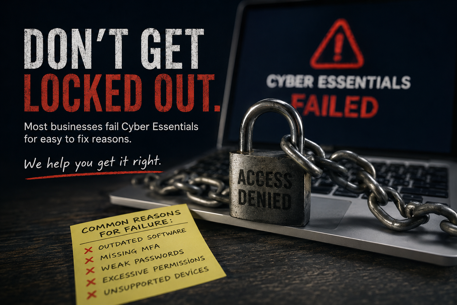 Why Businesses Fail Cyber Essentials (And How to Avoid It)